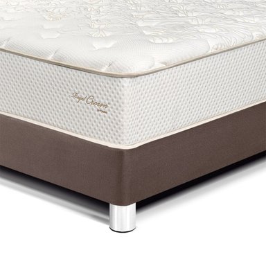 CAMA PARAÍSO ROYAL CROWN QUEEN CHOCOLATE + 2 ALMOHADAS VISCOELÁSTICAS - 2