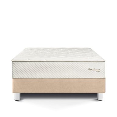 CAMA PARAÍSO ROYAL CROWN KING CHAMPAGNE + 2 ALMOHADAS VISCOELÁSTICAS - 3