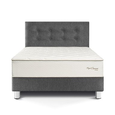 DORMITORIO PARAÍSO ROYAL CROWN 1.5 PLAZAS GRIS + 1 ALMOHADA VISCOELÁSTICA - 3
