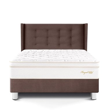 DORMITORIO PARAÍSO ROYAL CLOUD 1.5 PLAZAS + CABECERA GOLD CHOCOLATE + 1 ALMOHADA VISCOELÁSTICA - 3