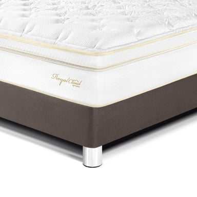 DORMITORIO PARAÍSO ROYAL CLOUD 2 PLAZAS + CABECERA GOLD CHOCOLATE + 2 ALMOHADAS VISCOELÁSTICAS - 2