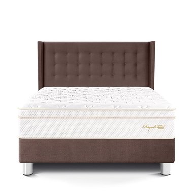 DORMITORIO PARAÍSO ROYAL CLOUD KING + CABECERA GOLD CHOCOLATE + 2 ALMOHADAS VISCOELÁSTICAS - 3