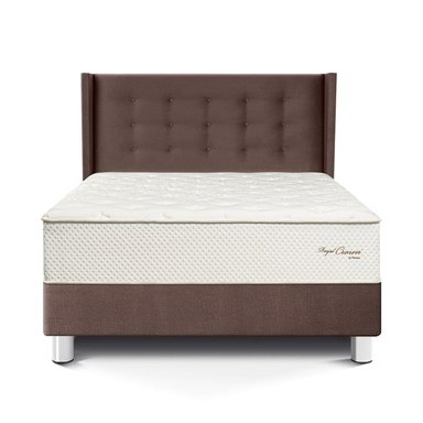 DORMITORIO PARAÍSO ROYAL CROWN 2 PLAZAS + CABECERA GOLD CHOCOLATE + 2 ALMOHADAS VISCOELÁSTICAS - 3