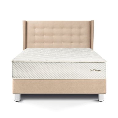 DORMITORIO PARAÍSO ROYAL CROWN QUEEN + CABECERA GOLD CHAMPAGNE + 2 ALMOHADAS VISCOELÁSTICAS - 3