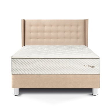 DORMITORIO PARAÍSO ROYAL CROWN KING + CABECERA GOLD CHAMPAGNE + 2 ALMOHADAS VISCOELÁSTICAS - 3
