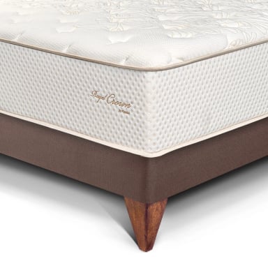 DORMITORIO EUROPEO PARAÍSO ROYAL CROWN 1.5 PLAZAS + CABECERA GOLD CHOCOLATE + 1 ALMOHADA VISCOELÁSTICA - 2
