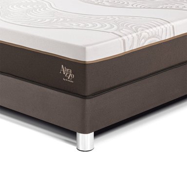 DORMITORIO PARAÍSO ROYAL ABRAZZO KING + CABECERA BLOCKS CHOCOLATE + 2 ALMOHADAS VISCOELÁSTICAS - 2