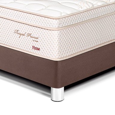DORMITORIO PARAÍSO ROYAL PRINCE QUEEN + CABECERA BLOCKS CHOCOLATE + 2 ALMOHADAS VISCOELÁSTICAS - 2