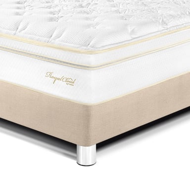 DORMITORIO PARAÍSO ROYAL CLOUD KING + CABECERA BLOCKS CHAMPAGNE + 2 ALMOHADAS VISCOELÁSTICAS - 2