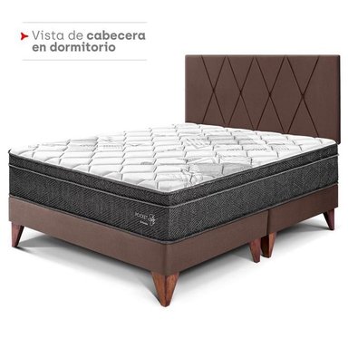 CABECERA PARAÍSO LOFT QUEEN CHOCOLATE - 4