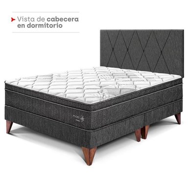 CABECERA PARAÍSO LOFT QUEEN CHARCOAL - 4