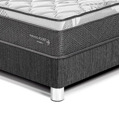 DORMITORIO PARAÍSO POCKET STAR QUEEN + CABECERA LOFT CHARCOAL - 3