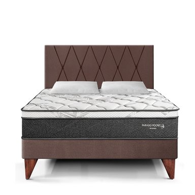DORMITORIO EUROPEO PARAÍSO PARAÍSO POCKET STAR KING POCKET STAR + CABECERA LOFT CHOCOLATE - 3