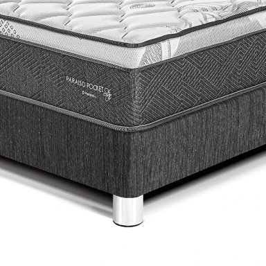 DORMITORIO AMERICANO PARAÍSO POCKET STAR 2 PLAZAS + CABECERA LOFT CHARCOAL - 4