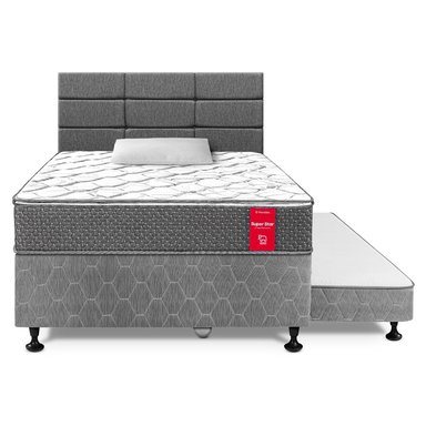 DORMITORIO DIVÁN PARAÍSO SUPER STAR 1.5 PLAZAS BLOCKS CHARCOAL - 3
