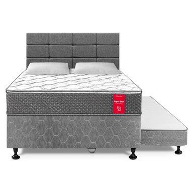 DORMITORIO DIVÁN PARAÍSO SUPER STAR 2 PLAZAS BLOCKS CHARCOAL - 3