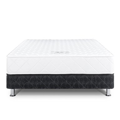 CAMA AMERICANA PARAÍSO MILANO 1.5 PLAZAS NEGRO + SOFÁ CAMA NEGRO + ALMOHADA + PROTECTOR - 3
