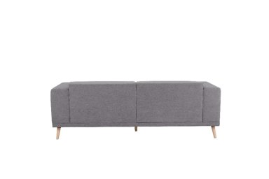 SOFA CON PUFF RIPLEY HOME MARÍA 3 CUERPOS GRIS OSCURO - 7