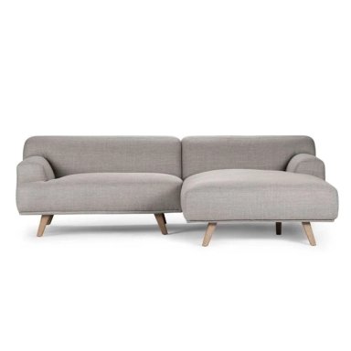 SECCIONAL 2 LADO DERECHO ROSEN DRESDENER GRIS - 2