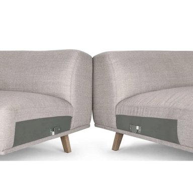 SECCIONAL 2 LADO DERECHO ROSEN DRESDENER GRIS - 8