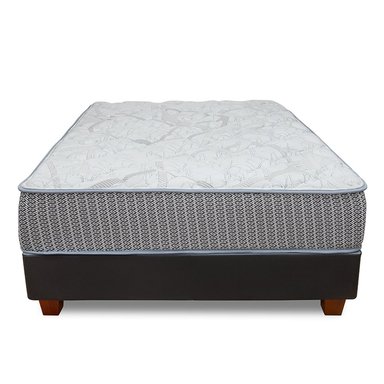CAMA AMERICANA DRIMER POCKET NOVO 2 PLAZAS GRIS OSCURO - 2