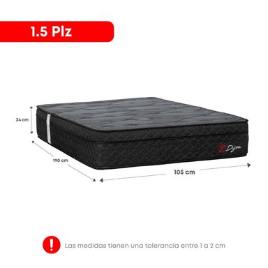 CAMA BOXET FORLI DIJON 1.5 PLAZAS GRIS - 6