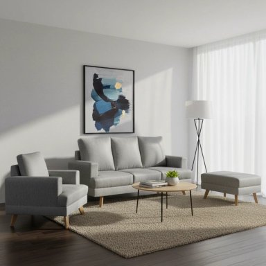 JUEGO SALA RIPLEY HOME TOPACIO 3-1-BANQUETA CUERPOS OSCURO