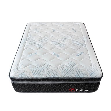 DORMITORIO AMERICANO FORLI PLATINIUM 2 PLAZAS CON CAJONES DE LUXE AZUL - 5