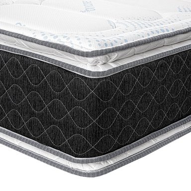 DORMITORIO AMERICANO FORLI PLATINIUM QUEEN CON CAJONES DE LUXE AZUL - 3