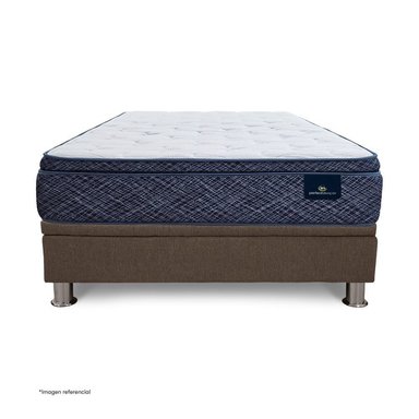 CAMA BOXET SERTA KENYA QUEEN MARRÓN EUROPEO - 2