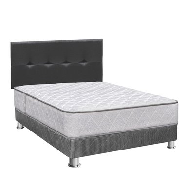 DORMITORIO RIZZOLI PALERMO 2 PLAZAS GRIS + SOFÁ CAMA - 2