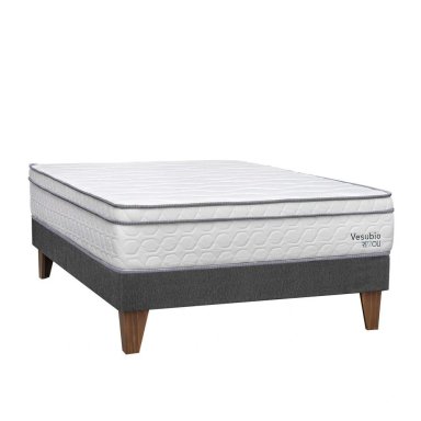 DORMITORIO EUROPEO RIZZOLI VESUBIO 1.5 PLAZAS GRIS - 3