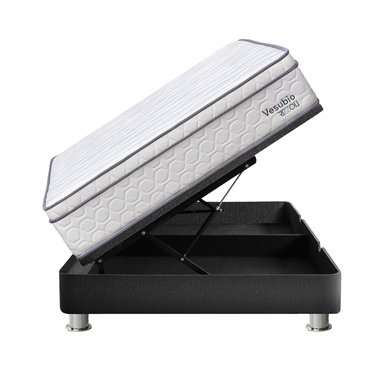 CAMA BOXET RIZZOLI VESUBIO QUEEN GRIS - 2
