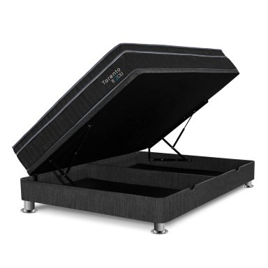 CAMA BOXET RIZZOLI TARENTO 2 PLAZAS GRIS - 2