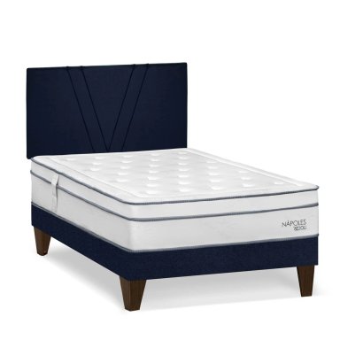 DORMITORIO EUROPEO RIZZOLI NAPOLES 1.5 PLAZAS AZUL - 2
