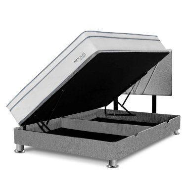 DORMITORIO BOXET RIZZOLI NAPOLES 1.5 PLAZAS PLATA - 2