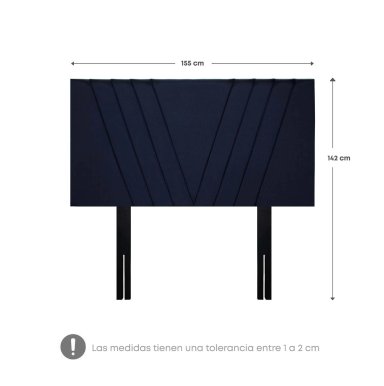 DORMITORIO BOXET RIZZOLI NAPOLES QUEEN AZUL - 8