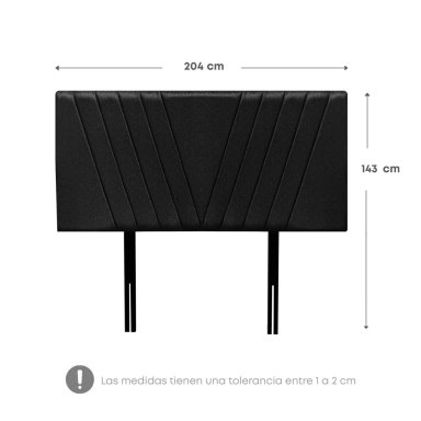 DORMITORIO RIZZOLI NAPOLES KING CON CAJONES GRIS - 8