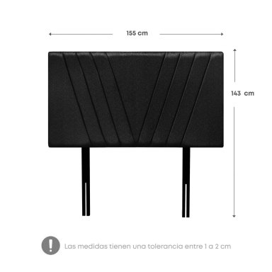DORMITORIO RIZZOLI NAPOLES QUEEN CON CAJONES GRIS + VELADOR - 9
