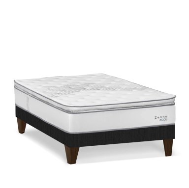 CAMA EUROPEA RIZZOLI ZENNA 2 PLAZAS GRIS - 2
