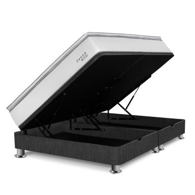 CAMA BOXET RIZZOLI ZENNA QUEEN GRIS - 2