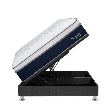 CAMA BOXET RIZZOLI FIRENZE QUEEN GRIS - 2