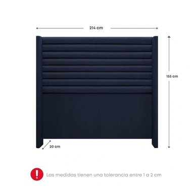 DORMITORIO RIZZOLI FIRENZE KING CON CAJONES AZUL - 7
