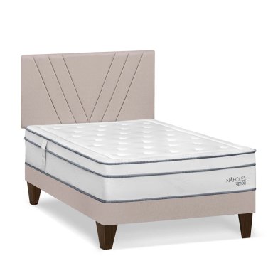 DORMITORIO EUROPEO RIZZOLI NAPOLES 2 PLAZAS BEIGE - 2