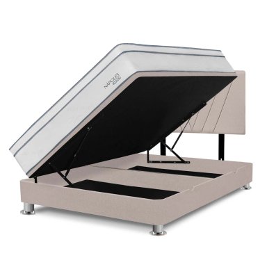 DORMITORIO BOXET RIZZOLI NAPOLES 2 PLAZAS BEIGE - 2