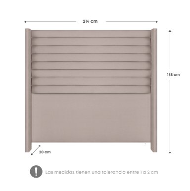 DORMITORIO RIZZOLI ZENNA KING CON CAJONES BEIGE - 7
