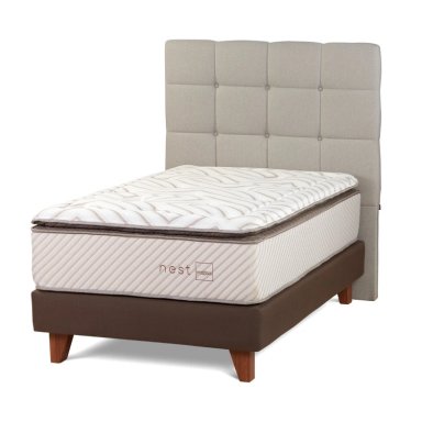 DORMITORIO EUROPEO ROSEN NEST 1.5 PLAZAS ISSEY NIEBLA - 2