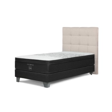 DORMITORIO AMERICANO ROSEN TEMPO 1.5 PLAZAS ISSEY NIEBLA - 1