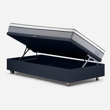 DORMITORIO BOXET ROSEN INDIE 1.5 PLAZAS ISSEY AZUL - 4