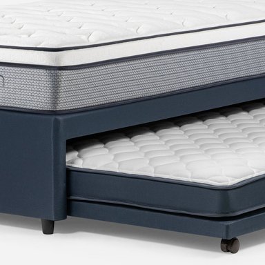 DORMITORIO DIVÁN ROSEN INDIE 1.5 PLAZAS ISSEY AZUL - 3
